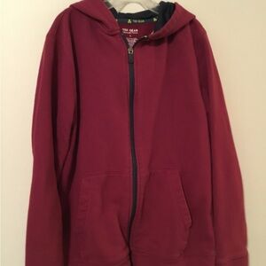 Youth Boys Tek Gear Maroon Full-Zip Hoodie